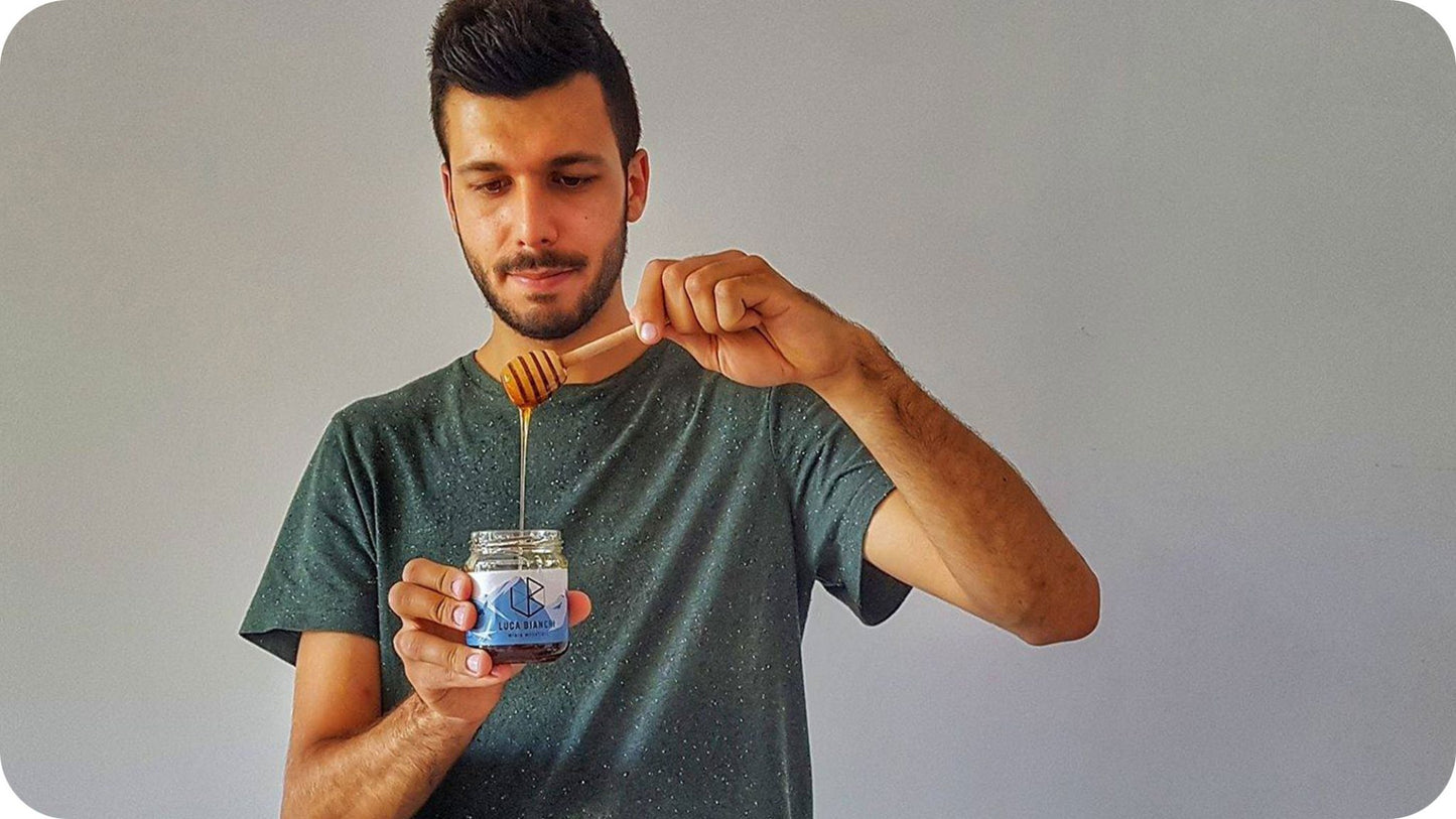Polline, miele e farina, il tris d’assi dell’azienda agricola di Luca Bianchi