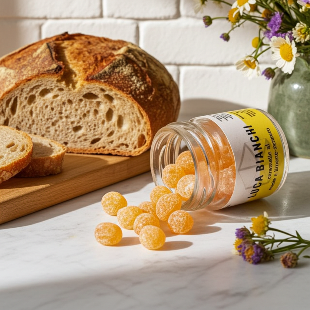 
                  
                    Caramelle al miele limone zenzero Luca Bianchi
                  
                