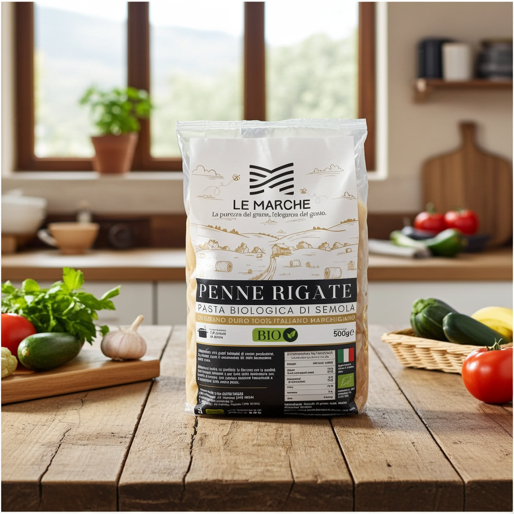 
                  
                    Penne rigate biologiche - Pasta artigianale biologica
                  
                