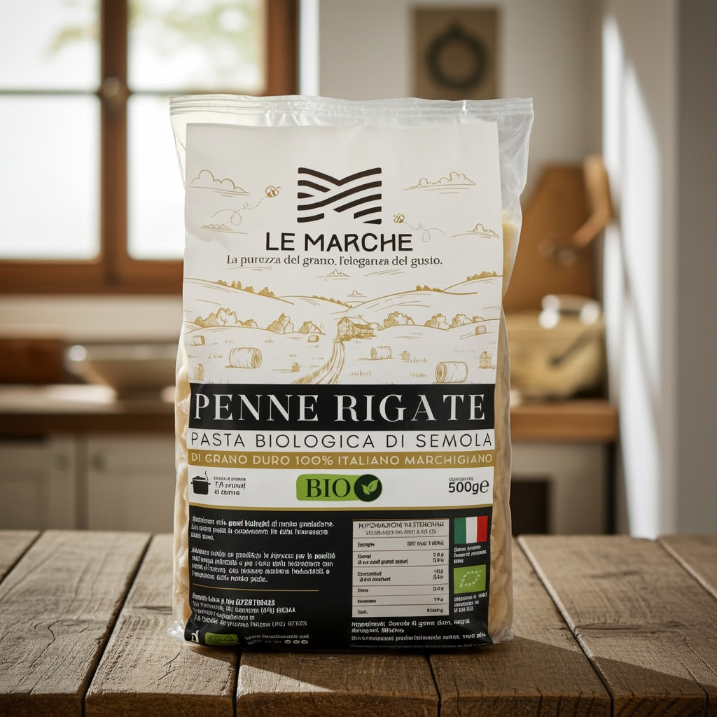 
                  
                    Penne rigate biologiche - Pasta artigianale biologica
                  
                